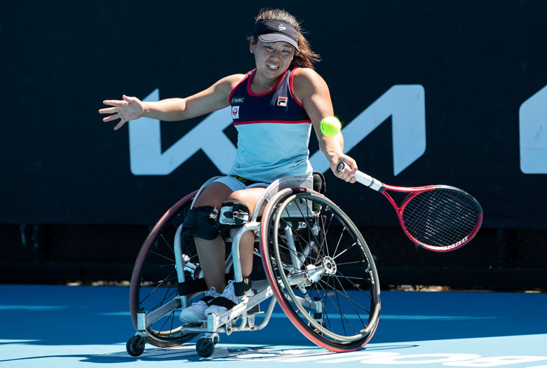 車いすテニス・全豪オープン、東京へと続く上地結衣とライバルの物語
