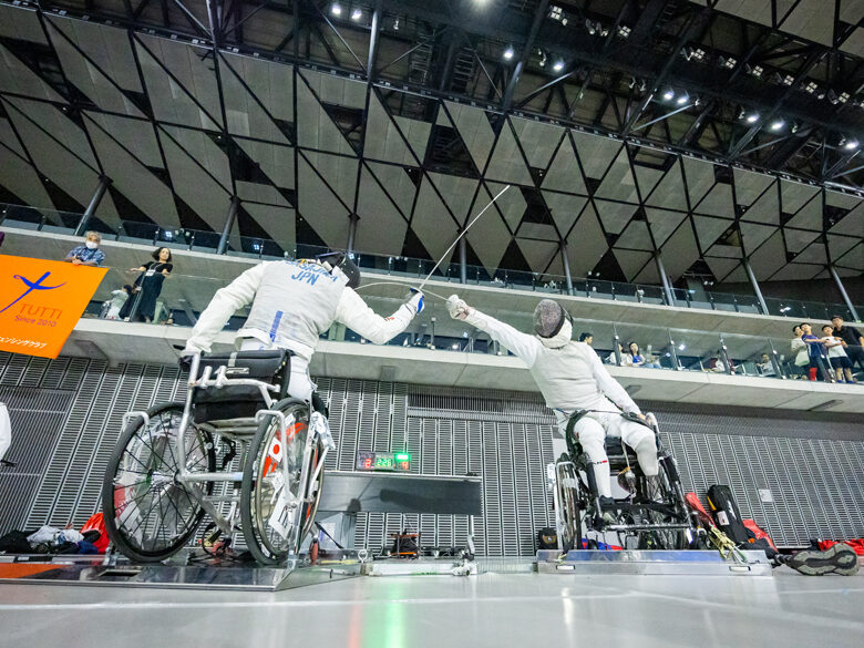 初開催の「東京国際フェンシング大会」にパラフェンサーが集結!