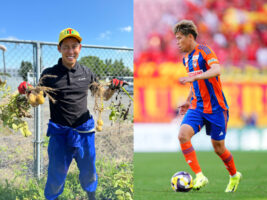 現役サッカー選手が農園の園長に。アルビレックス新潟・谷口海斗選手が野菜を育てる理由