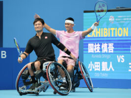 小田凱人＆国枝慎吾“新旧レジェンド”ペア実現で、車いすテニスが観客を魅了した特別な日